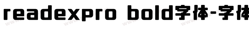 readexpro bold字体字体转换